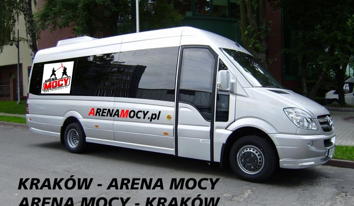 Bus z Krakowa na Arenę Mocy w Sierakowie
