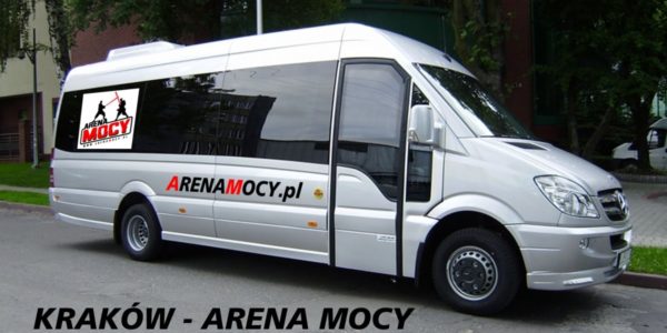 Bus z Krakowa na Arenę Mocy w Sierakowie
