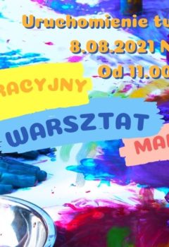 Integracyjne warsztaty malarskie dla dzieci 8 sierpnia (niedziela)
