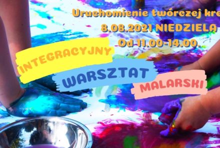 Integracyjne warsztaty malarskie dla dzieci 8 sierpnia (niedziela)