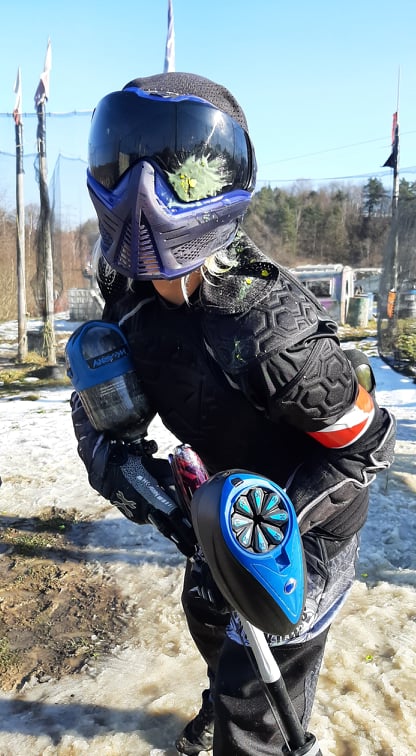 Paintball zimową porą