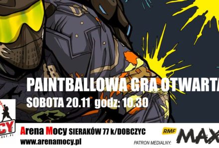 Paintball – spontaniczna Gra Otwarta na Arenie Mocy